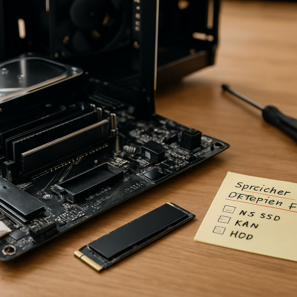 AGinhalt: Speicher Optionen prüfen für Gaming-PCs